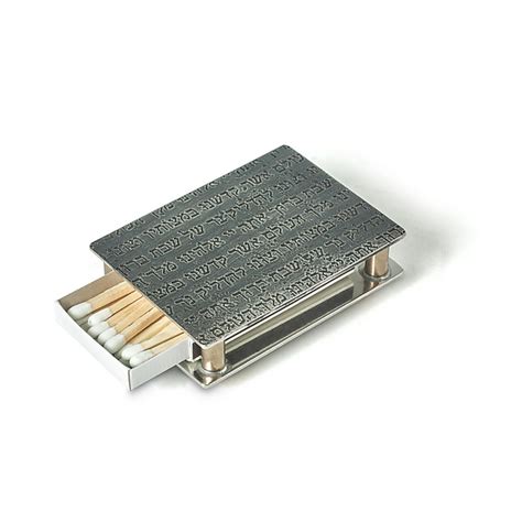 hot metal match box|metal match box holder.